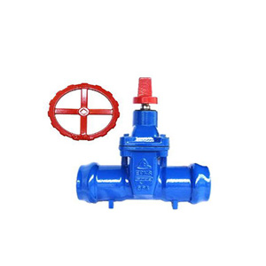 Cast-iron-RSV-socketed-gate-valve-cap-top-hot-water