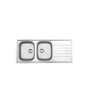 Double-bowl-stainless-steel-sink